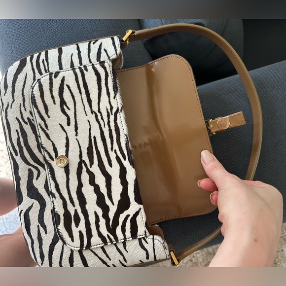 BY FAR Zebra Print Miranda Bag - Picture 2 of 10